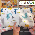 algodão desenho animado lavável travesseiro para bebê do jardim de infância